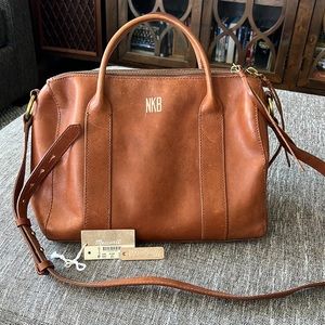 Madewell Prague Tote! GUC! Tan leather!